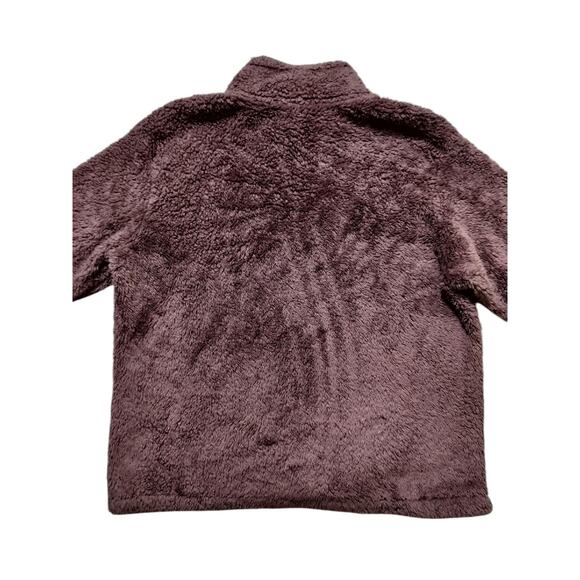Pink Victoria Secret brown fleece half zip jacket size L - Picture 8 of 11